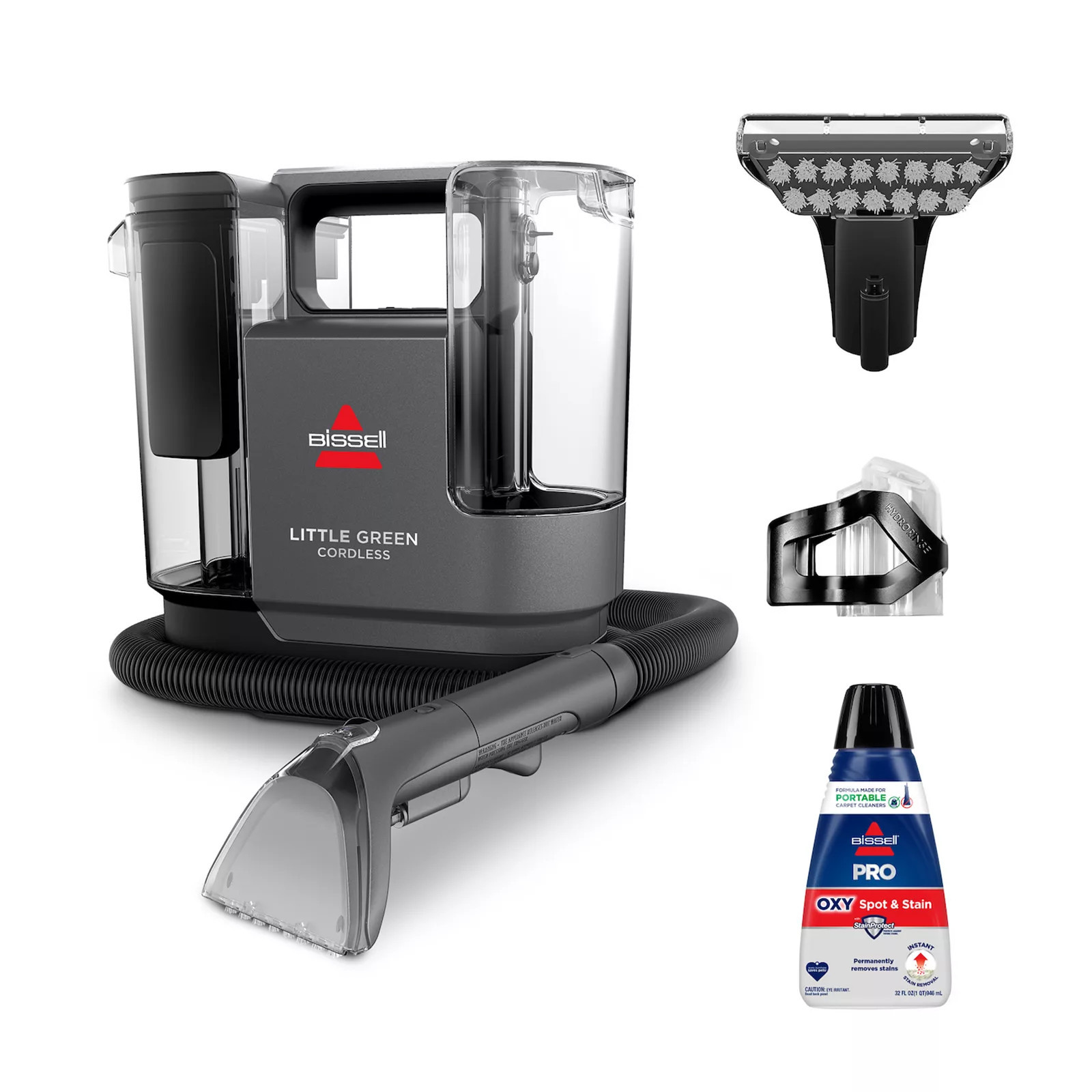 BISSELL Little Green Cordless Portable Carpet Cleaner (3734), Black | Kohl's