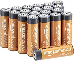 Amazon Basics 20 Pack AA High-Performance Alkaline Batteries, 10-Year Shelf Life, Easy to Open Va... | Amazon (US)