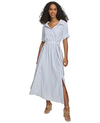 Women's Tie-Waist A-Line Dress | Macy's