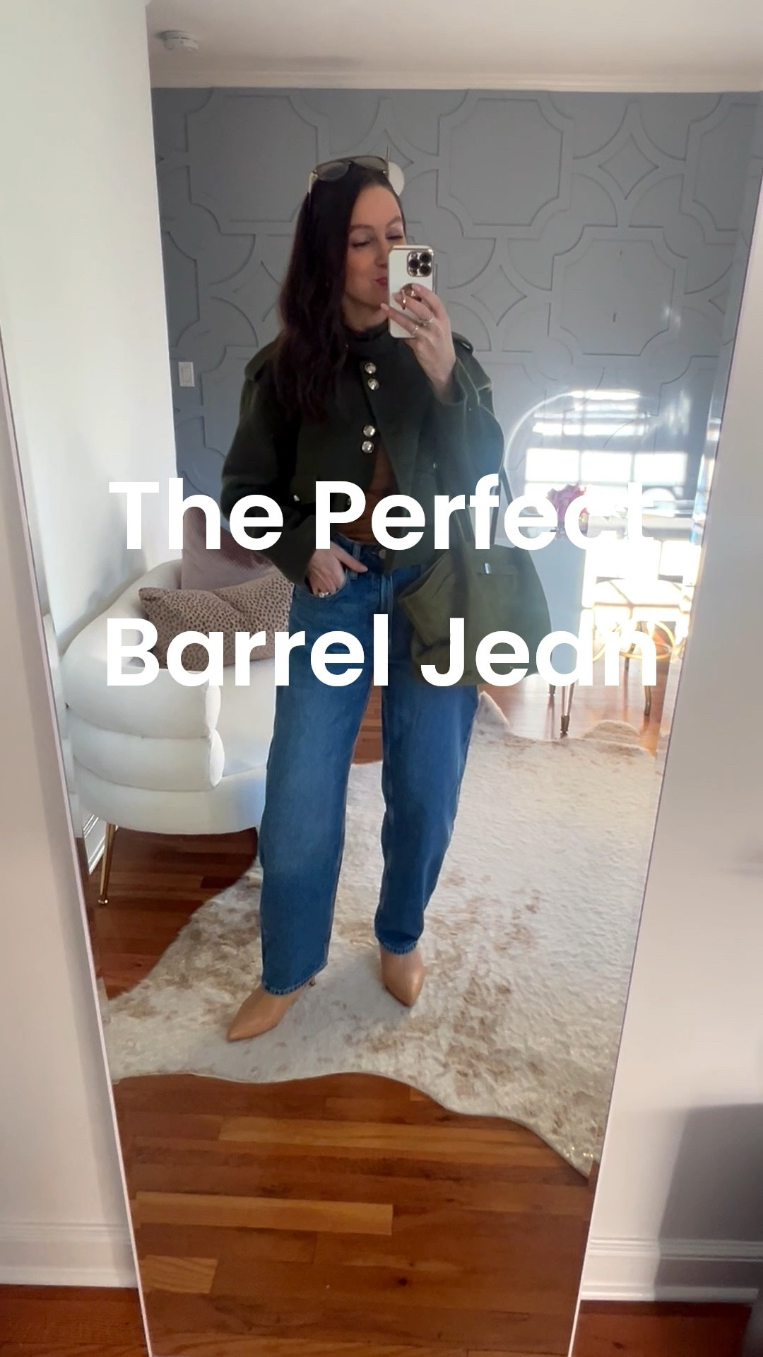 The perfect barrel Jean. I did my true size. Great for fall with a sweater, little jacket, blazer and heels!

#LTKFindsUnder100 #LTKStyleTip #LTKOver40