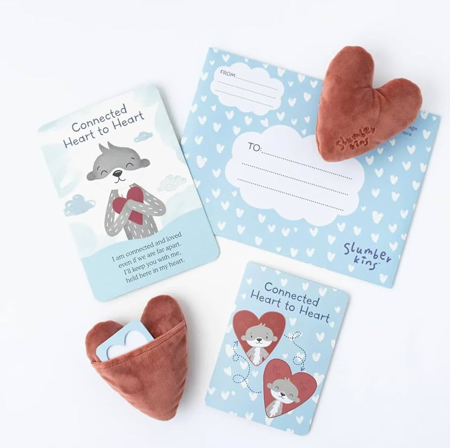 Slumberkins Connected Heart to Heart Plush & Board Book Set - Supports Family Bonding Therapy - S... | Amazon (US)