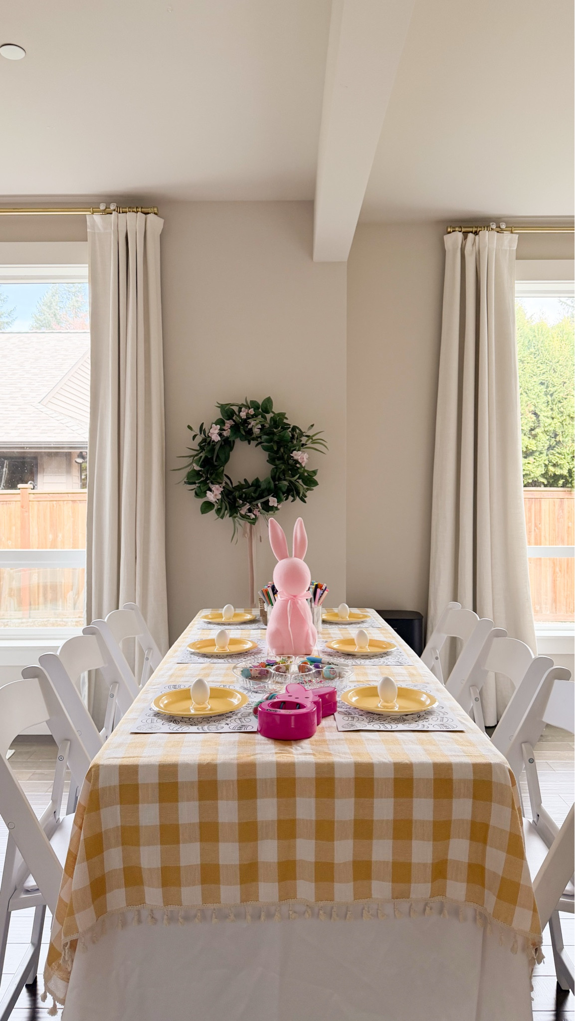 Mess free Easter egg decorating station! 🥚🎨🐰 

Baseball stand ge balls, egg decorator, gems stickers, paper plates, wooden eggs, tablecloth, table, coloring placemats, serving tray, acrylic pencil holder, chairs, Easter for Kids


#LTKHome #LTKKids #LTKSeasonal