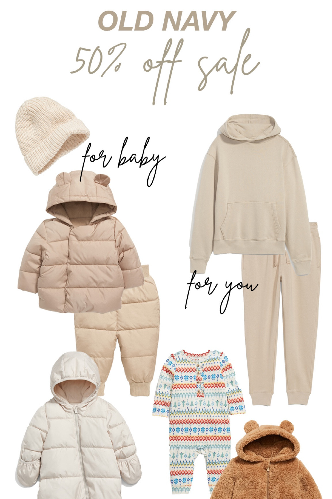 Old navy 50% off sale picks for mom & baby! 

#LTKunder50 #LTKfamily #LTKbaby