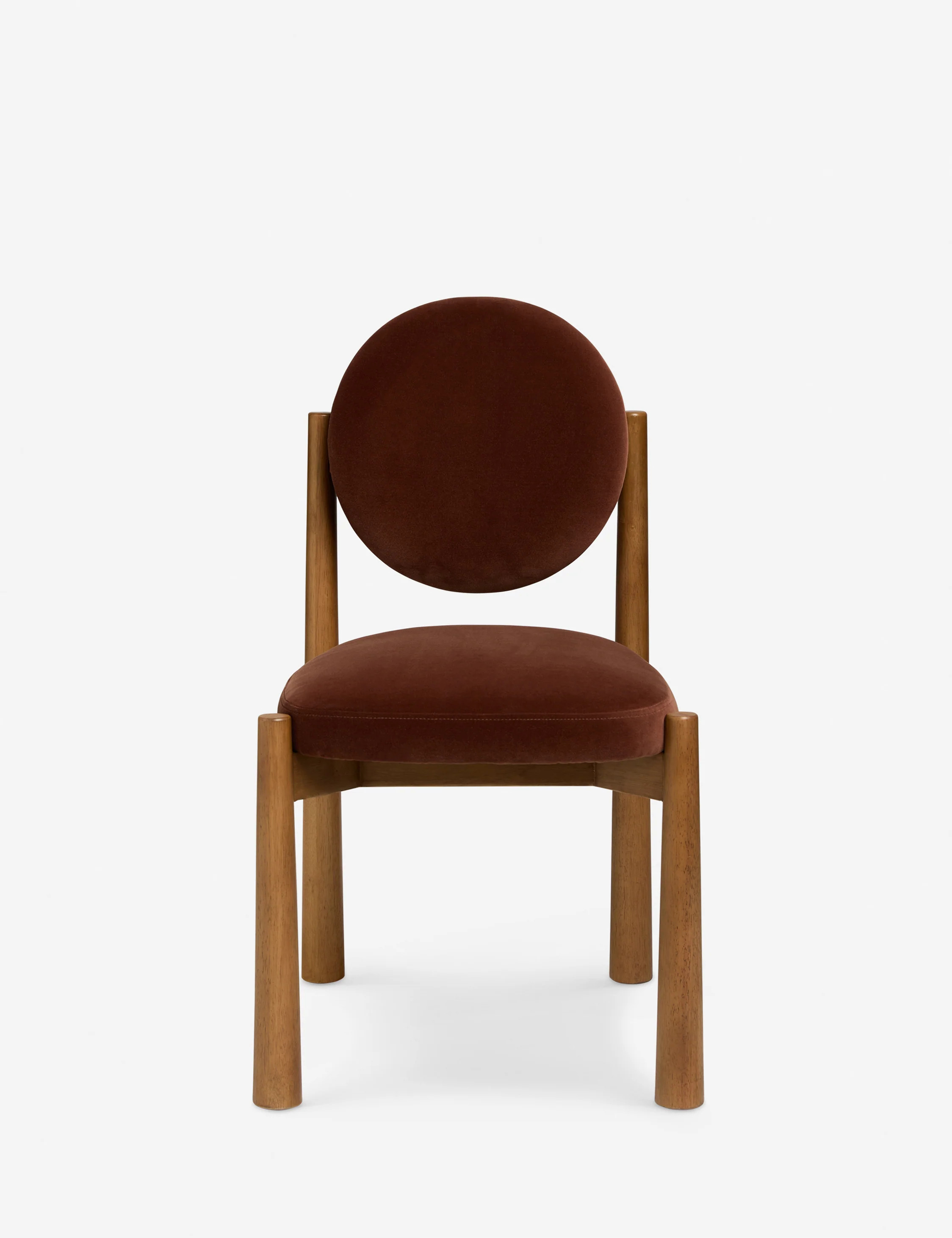 Truett Dining Chair, Brandy Velvet | Lulu and Georgia 