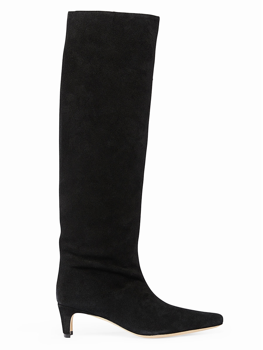 Women's Wally Suede Knee-High Boots - Black - Size 11 | Saks Fifth Avenue