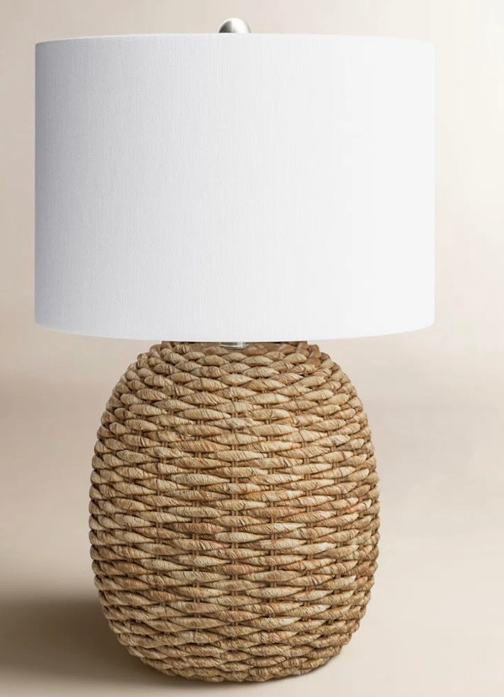 Moby Wicker/Rattan, Metal Table Lamp

#LTKSaleAlert #LTKHome