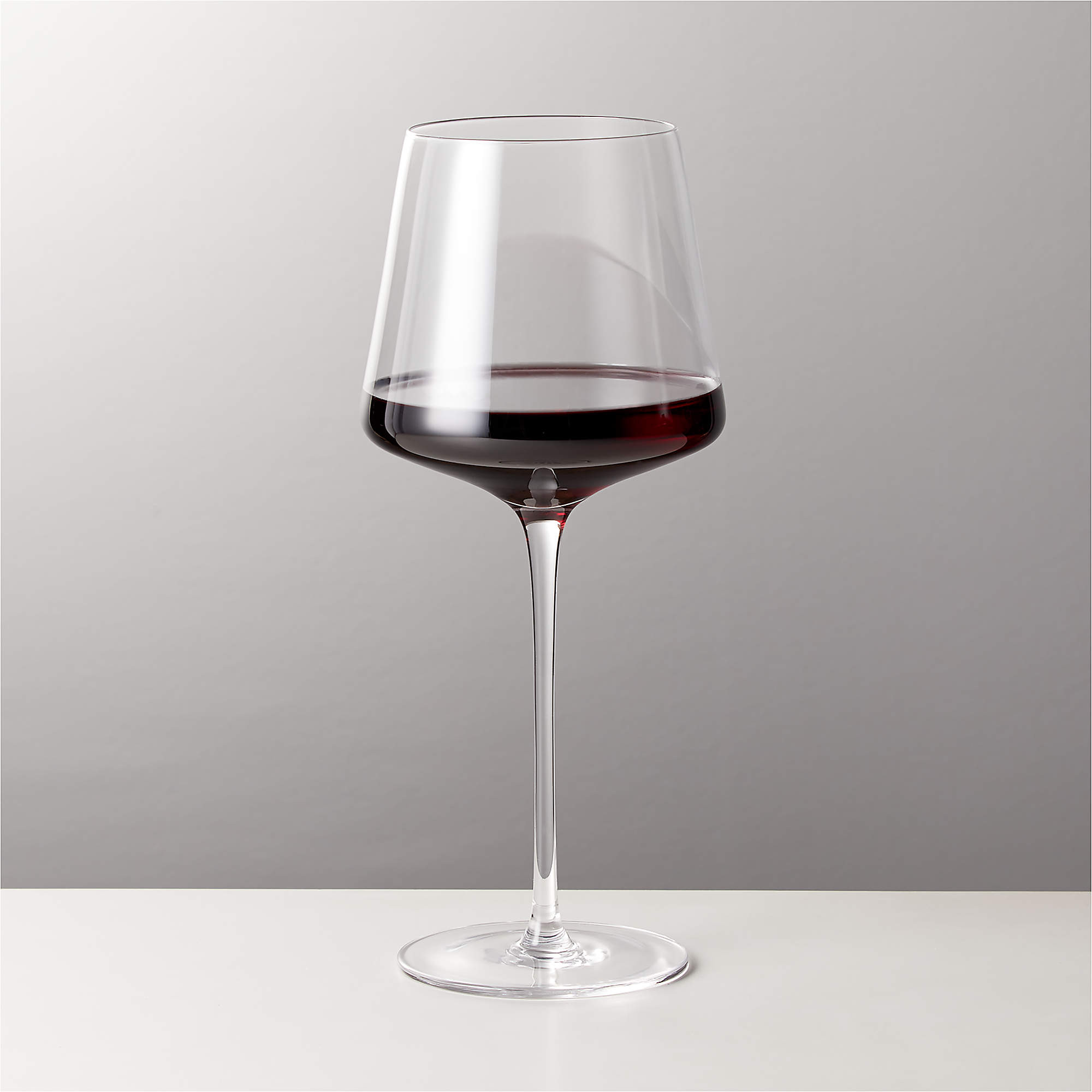 Muse Modern Red Wine Glass Set of 4 + Reviews | CB2 | CB2