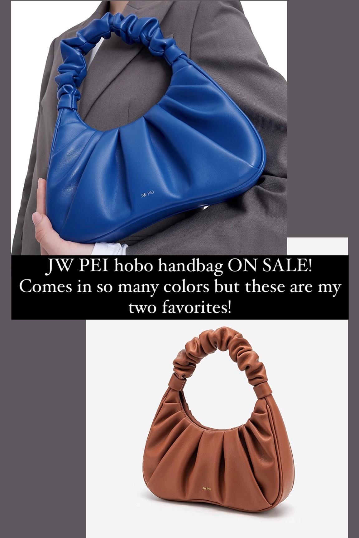 JW PEI viral hobo handbag on sale!
Comes in so many colors but the colors shown are my two favorites!

#LTKitbag #LTKunder100 #LTKsalealert