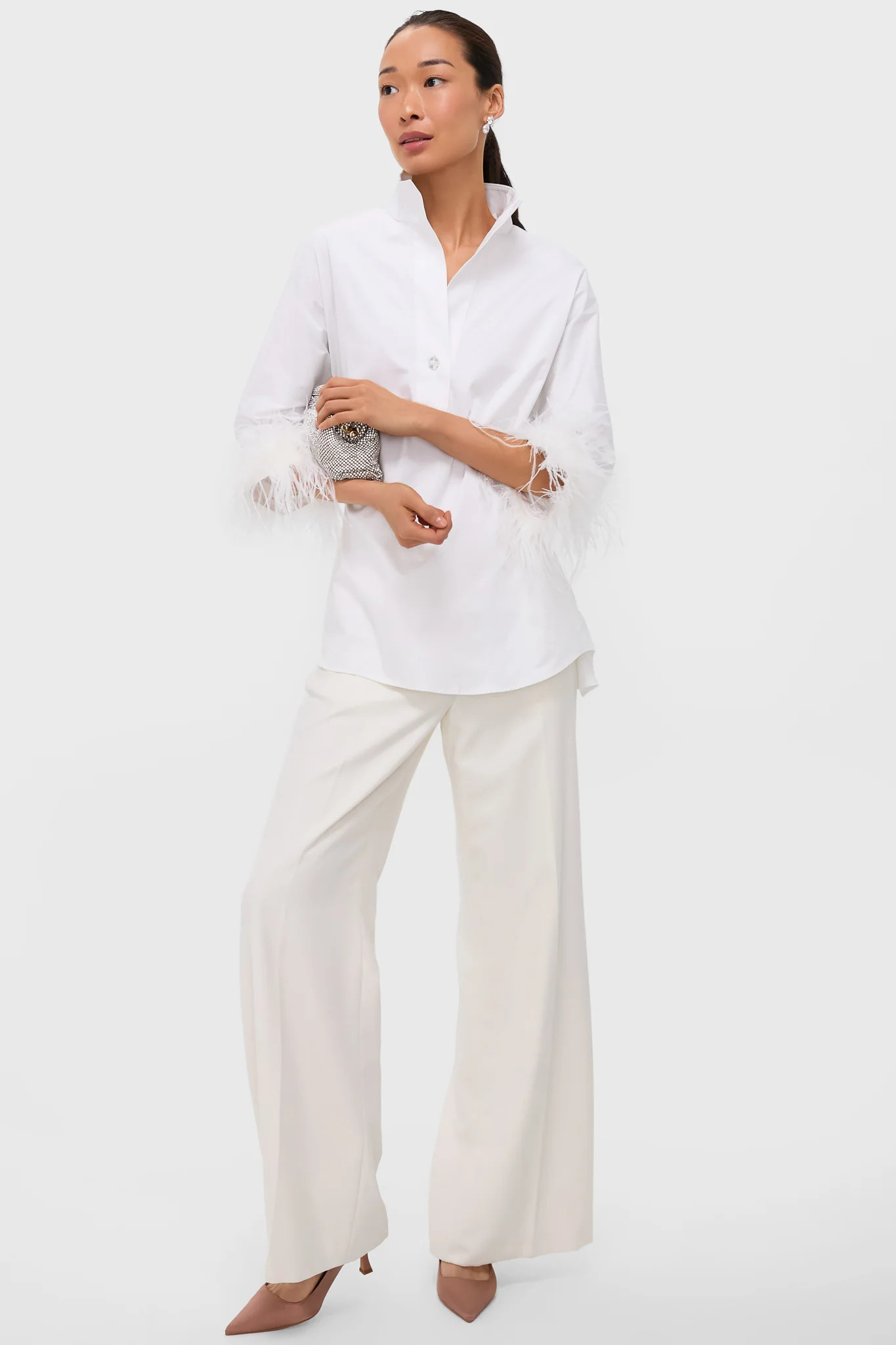 White Feather Willow Blouse | Tuckernuck (US)