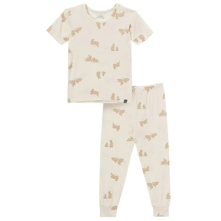 Modern Moments by Gerber Toddler Neutral Super Soft Easter Pajama Set, 2-Piece, Sizes 12M-5T | Walmart (US)