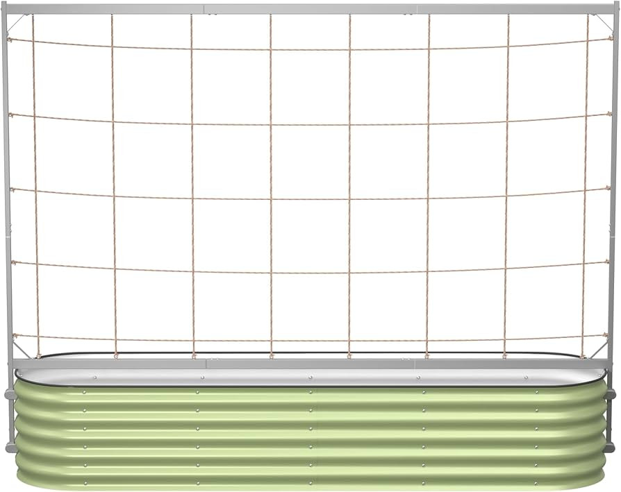Vego Garden 8.0ft Long Tomato Metal Frame Trellis, Garden Trellis for Climbing Plants Like Cucumb... | Amazon (US)