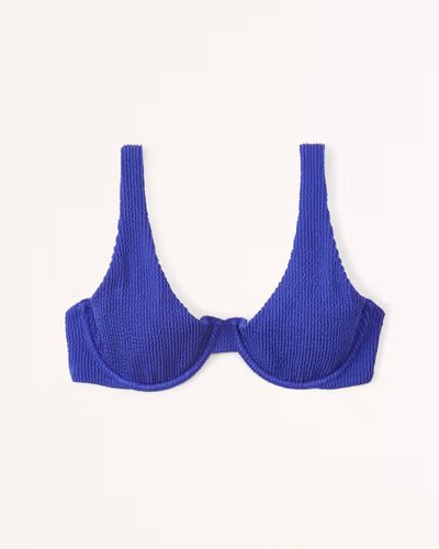 Wide Strap Underwire Bikini Top | Abercrombie & Fitch (US)