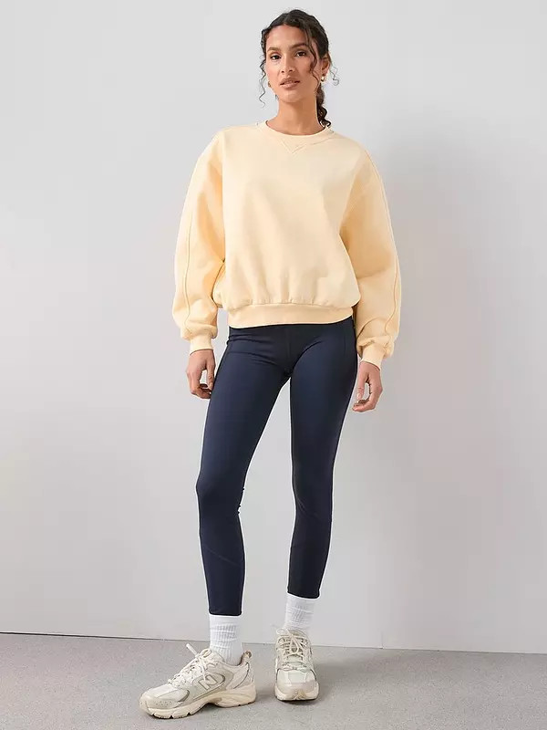 The Very Collection Crew Neck Sweatshirt - Yellow | Very (UK)