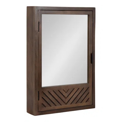 Wooden Rectangle Medicine Cabinet with Mirror | Wayfair North America