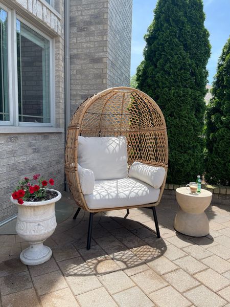 Love this egg chair & it is such a steal right now! I also grabbed this side table from Target last year but I don’t see it available right now.

Egg chair
Outdoor chair
Outdoor planter
Outdoor side table
Outdoor living soace
Patio set
Patio season
Walmart home
Walmart find
Target home
Target find
Walmart egg chair


#LTKSeasonal #LTKhome #LTKsalealert