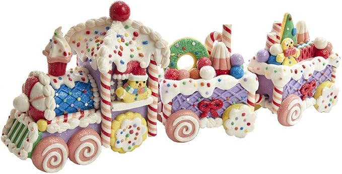 Kurt Adler 14.4-Inch Claydough Train Set | Amazon (US)