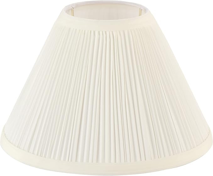 Aspen Creative 59171, Empire Uno Lamp Shade, Cotton White, 4" Top x 10" Bottom x 7" Slant Height,... | Amazon (US)