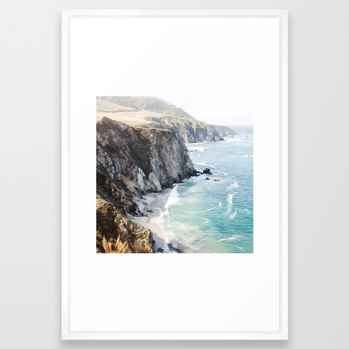 Big Sur California Beach Framed Art Print | Society6