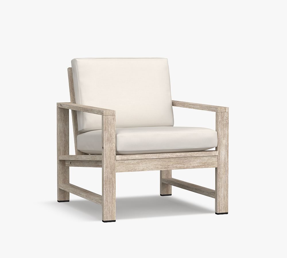 Indio Eucalyptus Outdoor Lounge Chair | Pottery Barn (US)