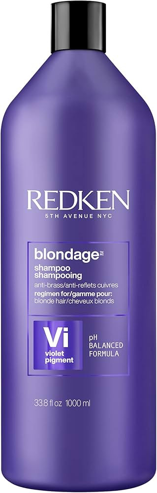 Redken Blondage Color Depositing Purple Shampoo | Neutralizes Brassy Tones In Blonde Hair | With ... | Amazon (US)