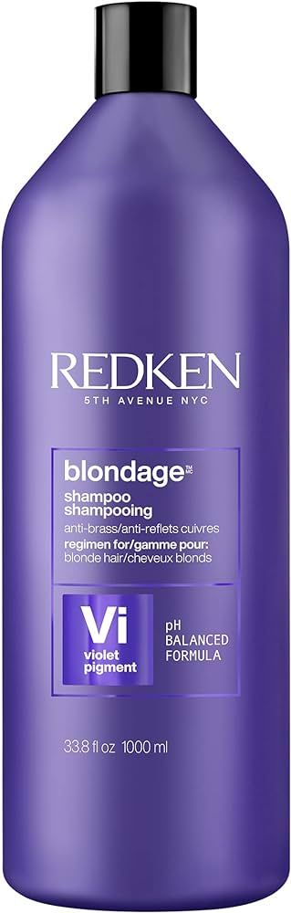 Redken Blondage Color Depositing Purple Shampoo | Neutralizes Brassy Tones In Blonde Hair | With ... | Amazon (US)