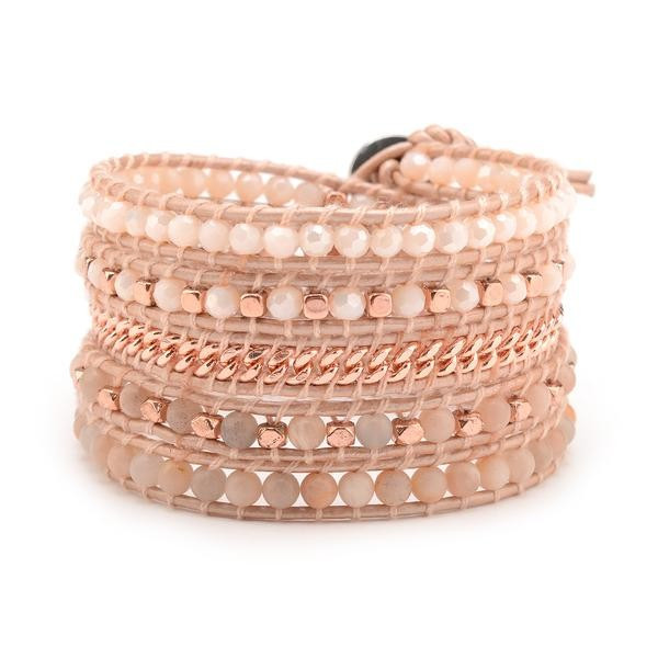 Polished Stone and Chains on Blush | Victoria Emerson
