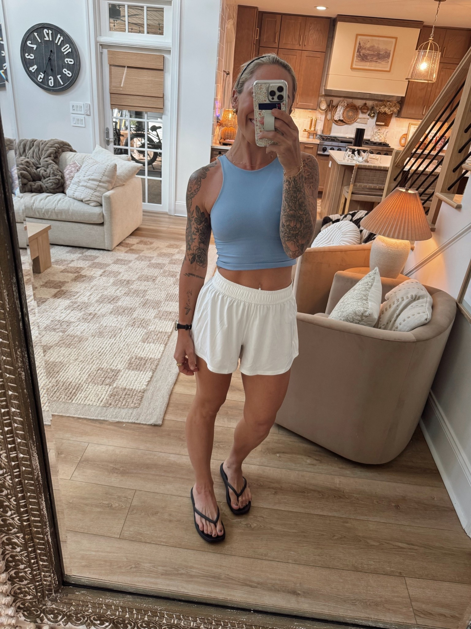 Loving this “Pace Short” from Lululemon right now! I also love the “shake it out”short but I THINK I like this one more b/c it’s not AS much material / width if that makes sense? 🤣 in a S! Lots of colors — 2.5” inseam! 

Tank is old from FP but I linked a couple of my other staple ones! 

Athletic faves / crocs flip flops / shorts / summer faves / casual / comfy / athleisure / Holley Gabrielle  

#LTKActive #LTKFindsUnder100