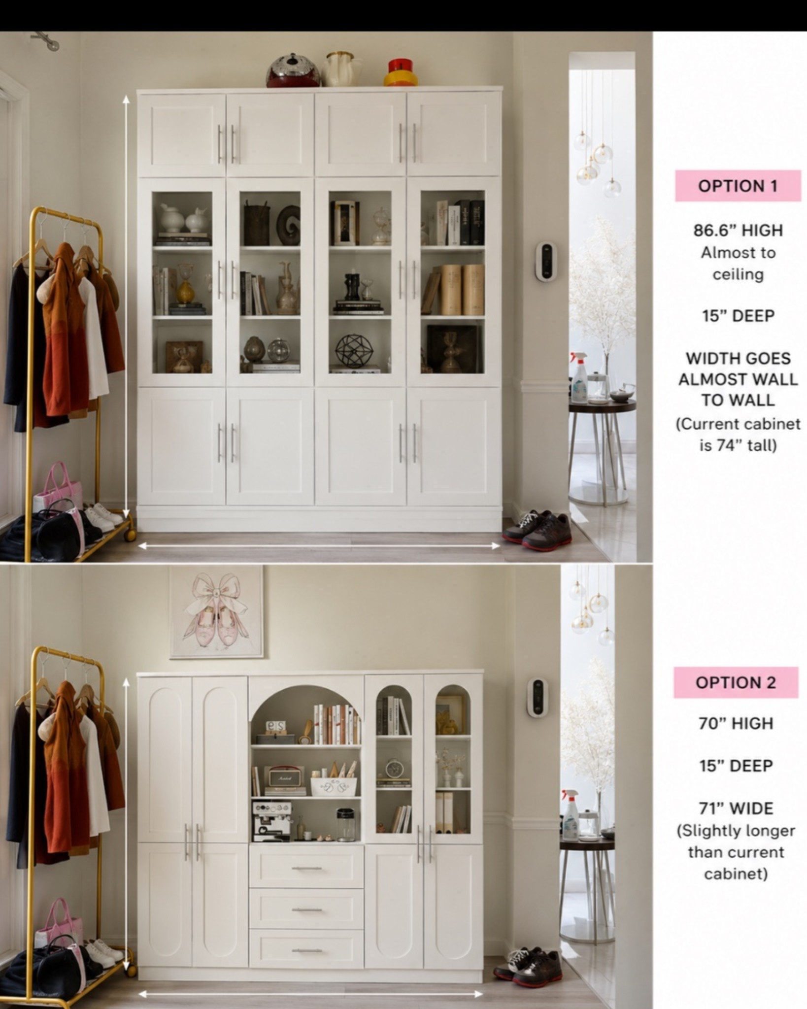 Lots of requests for these links I endedup buying the top one for more storage.

#LTKHome #LTKdayinmylife #LTKvlog
