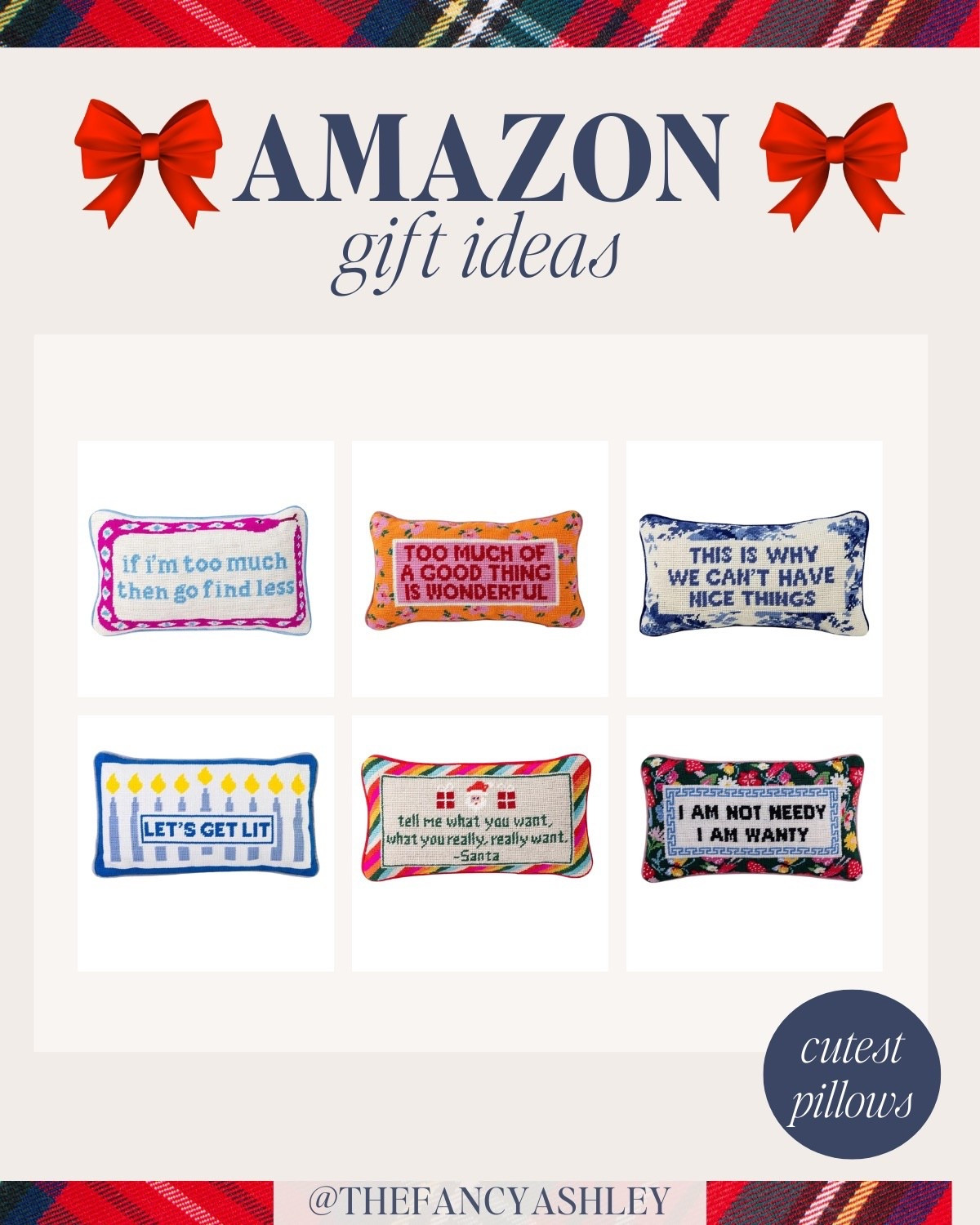 Holiday gift idea! These sassy @amazon pillows are total perfection. Cute quotes are so darling. Such a fun find!! 

#LTKHome #LTKSeasonal #LTKHoliday