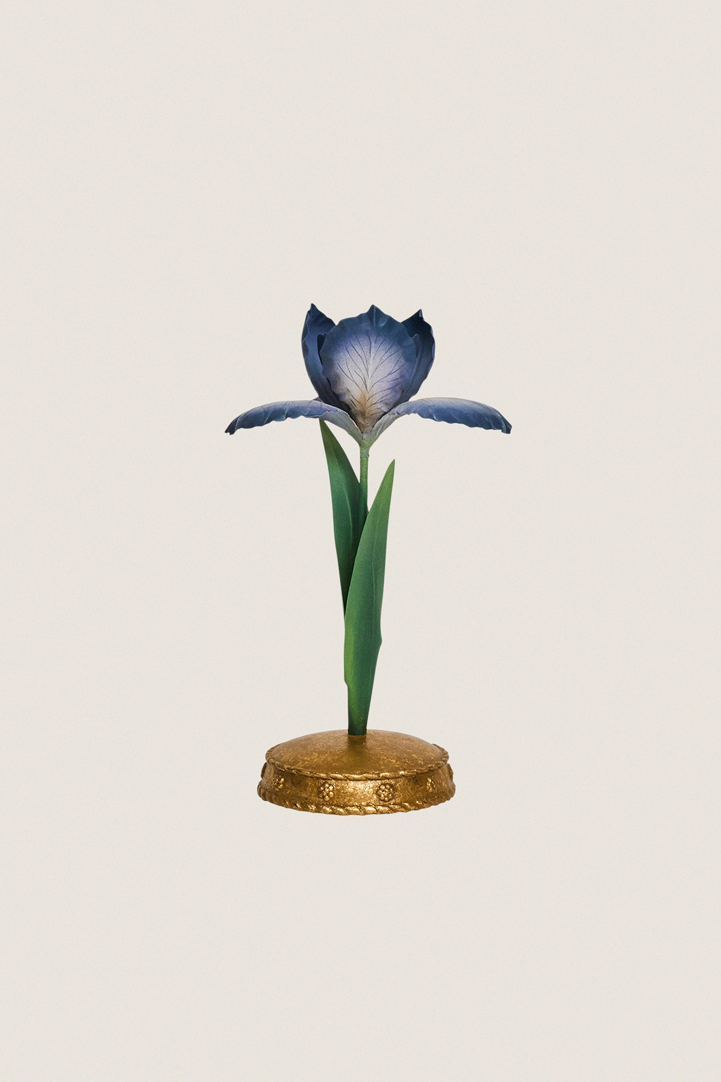Chambray Meadow Walk Iris 9" Candlestick | Tuckernuck (US)