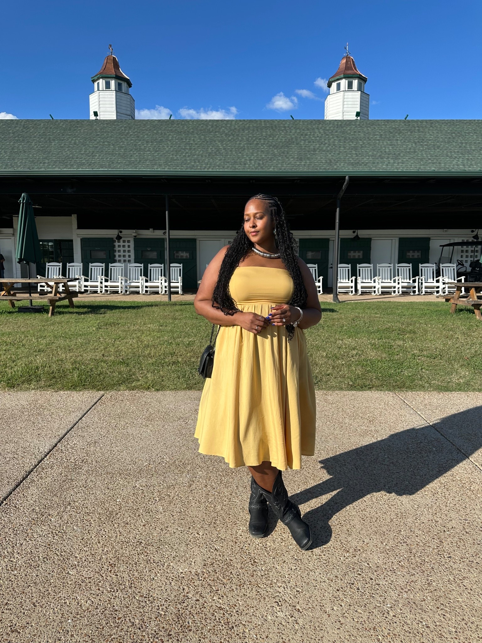 Spent the day at Nearest Green Distillery in Shelbyville, Tennessee and this is the OOTD 💛

My boots are wide-calf with a square toe, so they are super comfy! I’m wearing size 1X in the sundress ✨
 

#LTKStyleTip #LTKMidsize #LTKPlusSize