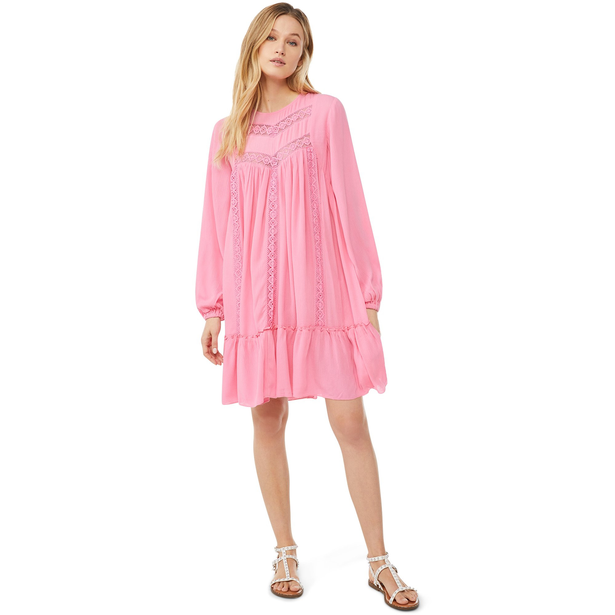 Scoop Women's Blouson Sleeve Dress | Walmart (US)