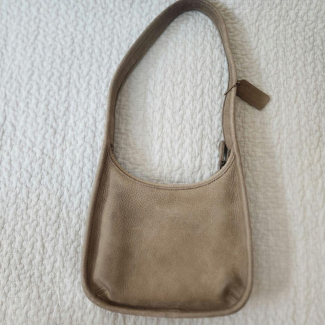 Vintage Coach Shoulder Bag Ergonomic Type Light Brown Beige W/ Tag 46547K Authen  | eBay | eBay US