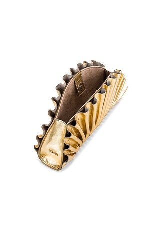 Nala Mini Clutch in Gold | Revolve Clothing (Global)