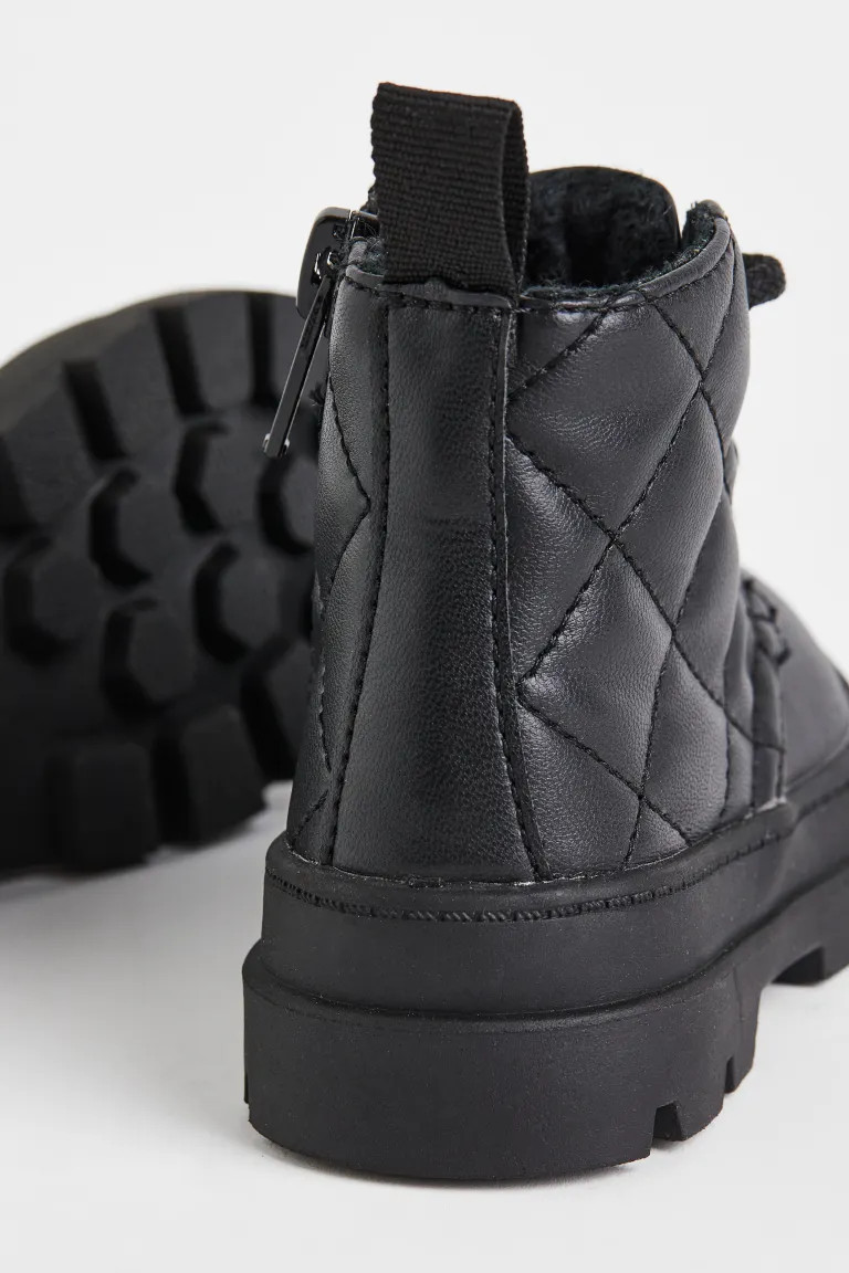 Warm-lined Boots - Black - Kids | H&M US | H&M (US + CA)