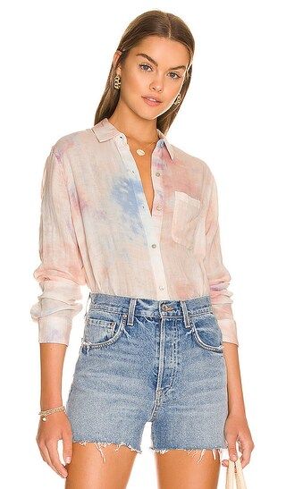 Ellis Button Up in Multi Sky Tie Dye | Revolve Clothing (Global)