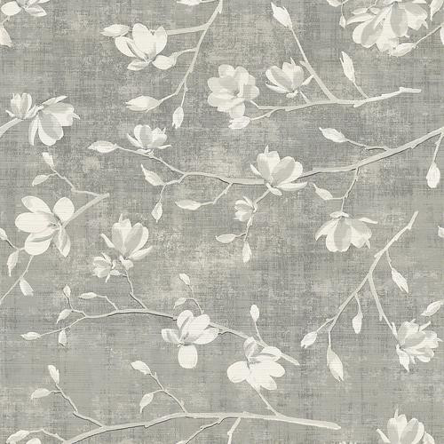 Scalamandre Bloom Silver Wallpaper | DecoratorsBest | DecoratorsBest