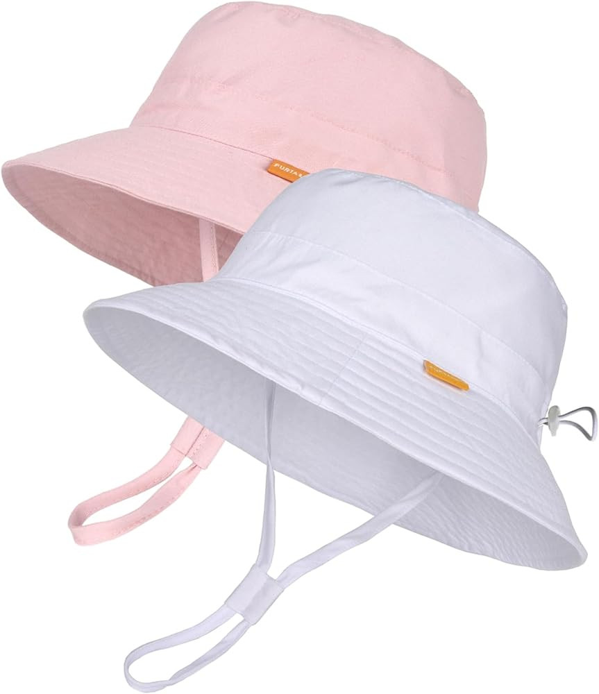 FURTALK Baby Sun Hat Toddler Boys Girls Bucket Hat for Kids 0-5 Years UPF 50+ Sun Protective Chil... | Amazon (US)