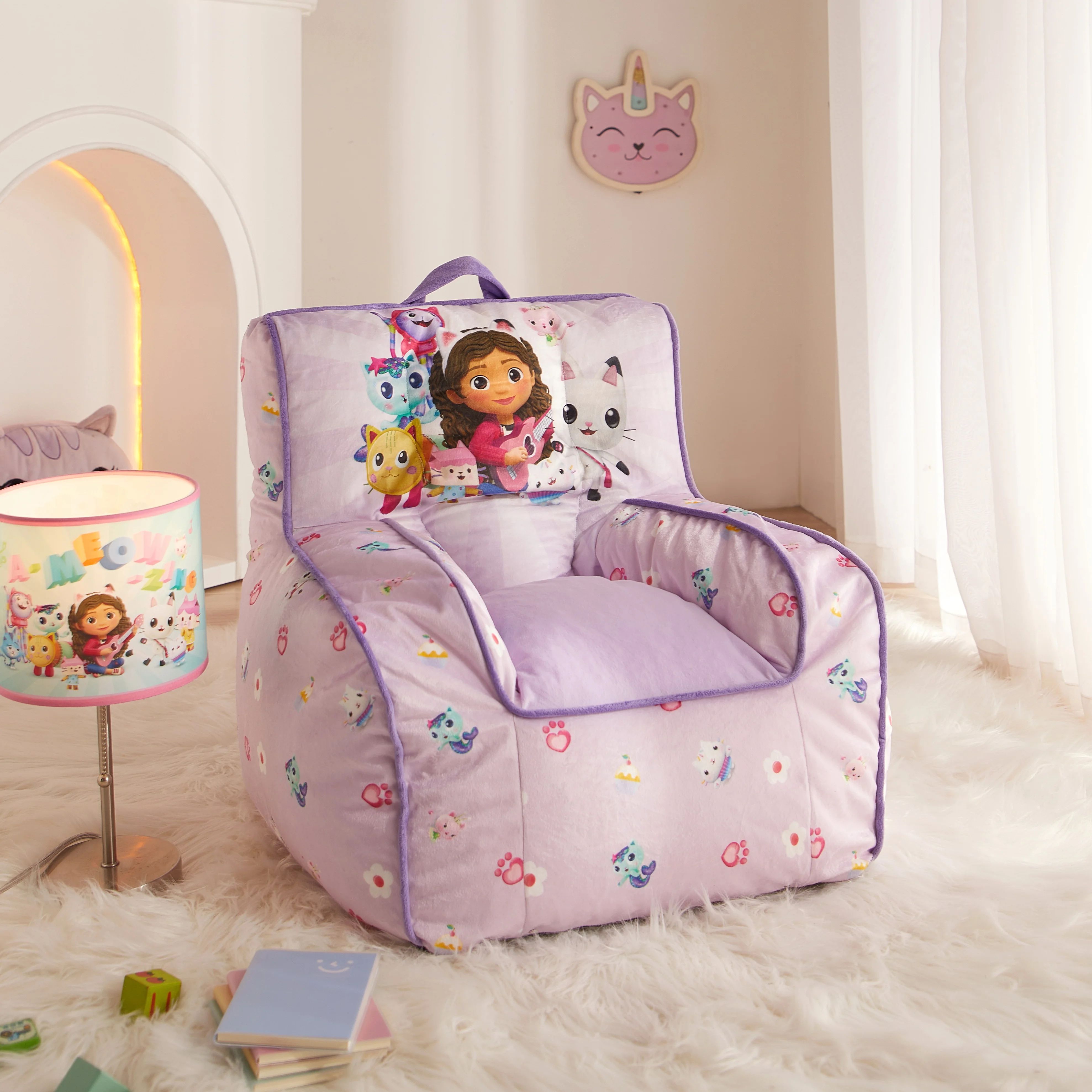 Universal Gabby's Dollhouse Square Beanbag for Kids - Walmart.com | Walmart (US)