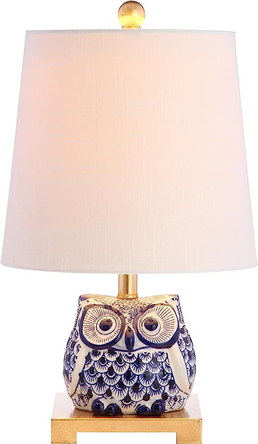 JONATHAN Y JYL3014A Justina 16" Ceramic Mini LED Lamp Cottage,Transitional for Bedroom, Living Ro... | Amazon (US)