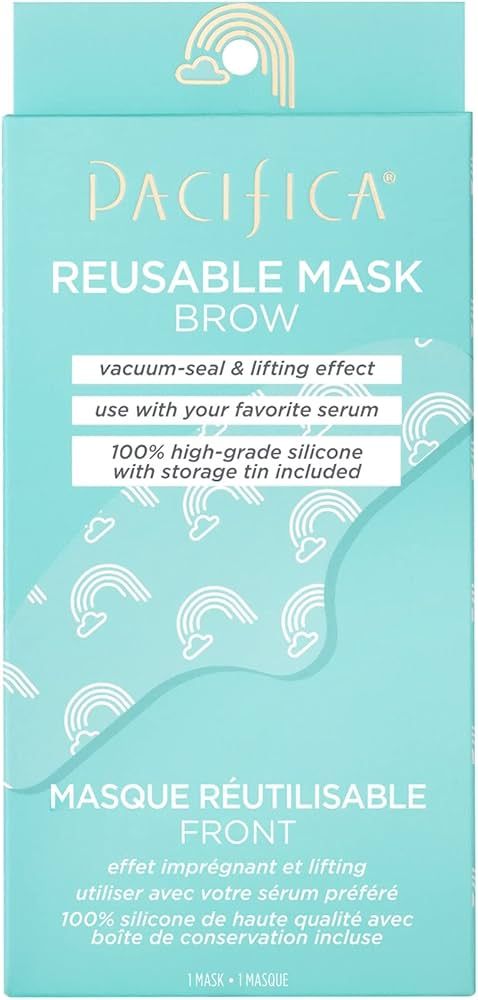 Pacifica Beauty | Reusable Brow Mask | 100% Silicone | Vacuum Seal & Lifting Effect | Minimize Fi... | Amazon (US)