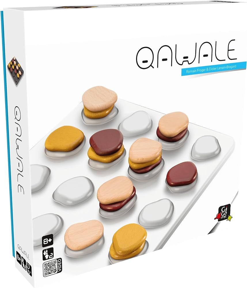 Qawale | Abstract Strategy Game for Adults and Familes | Ages 8+ | 2 Players | 15 Minutes | Amazon (US)