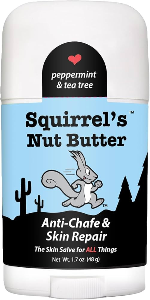 Squirrel's Nut Butter Anti Chafe Stick w/Peppermint & Tea Tree | All Natural Chafe Prevention & S... | Amazon (US)