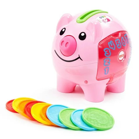 Fisher-Price Laugh & Learn Smart Stages Piggy Bank, Interactive Baby Toy | Walmart (US)