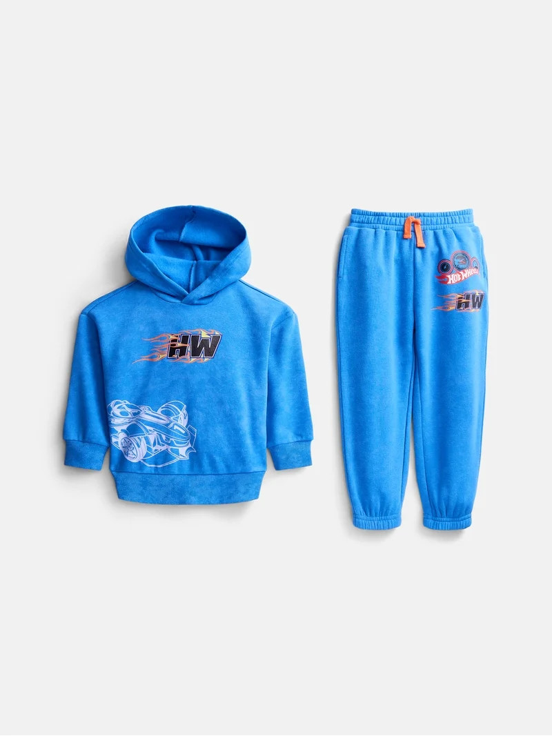 Hot Wheels Toddler Hoodie & Jogger Set, Sizes 12M-5T | Walmart (US)