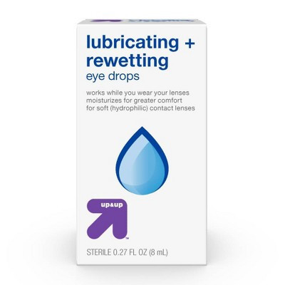 Lubricating and Rewetting Eye Drops .27oz - up&up™ | Target