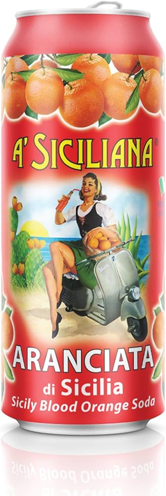A' Siciliana Sicilian Blood Orange Soda 24 Pack 11.5 Fl Oz Cans | Amazon (US)