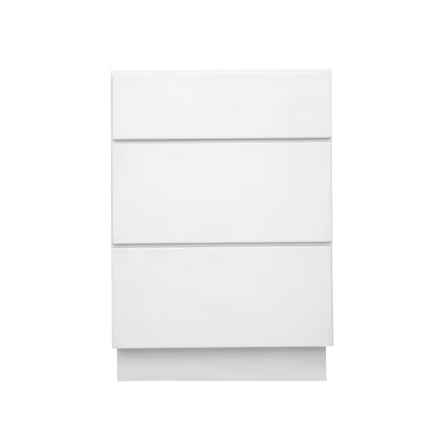 RELIABILT Fairplay 24-in W x 34.5-in H x 24-in D White 3 -Drawers Drawer Base Ready to assemble (... | Lowe's