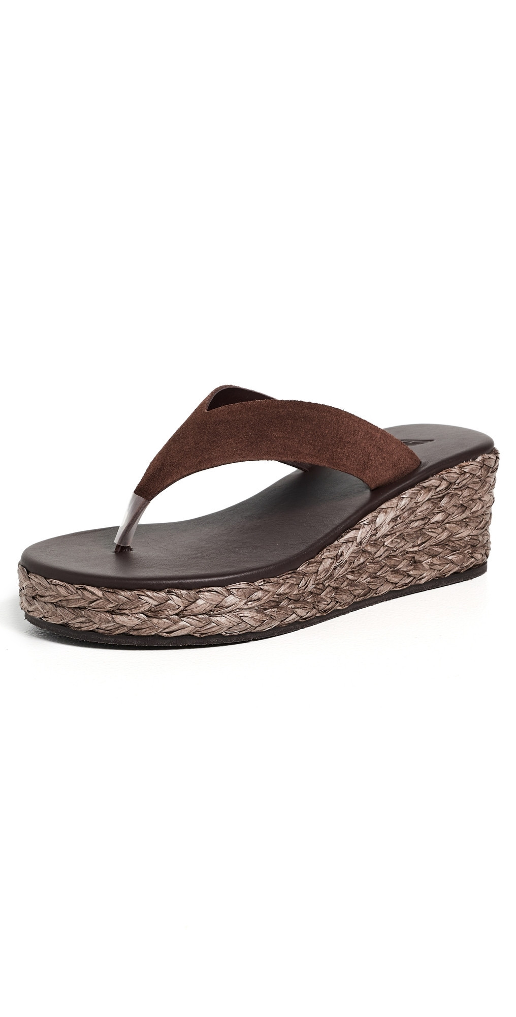 Ancient Greek Sandals Charys Low Wedge Sandals Dark Brown/Brown 40 | Shopbop