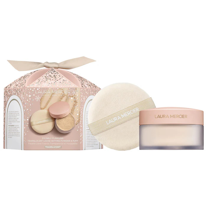 Divinely Flawless Translucent Loose Setting Powder & Puff | Sephora (US)